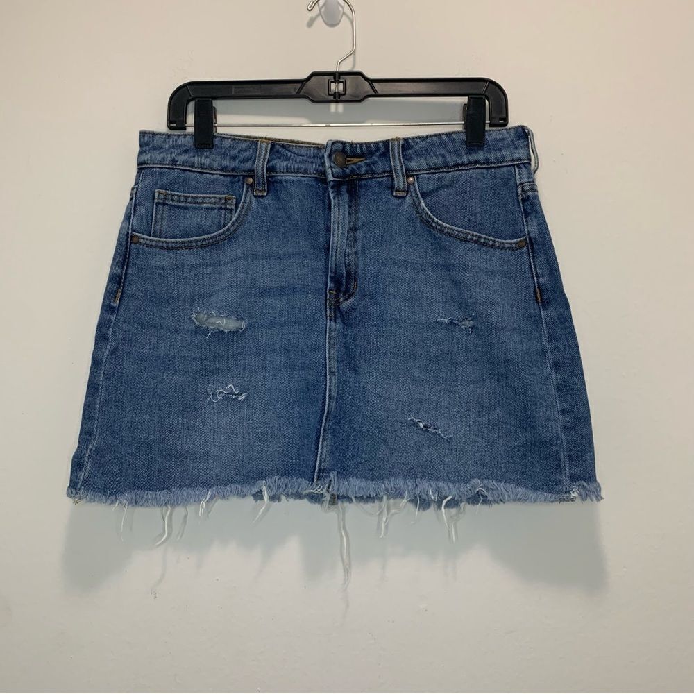 Pacsun Distressed Denim Skirt Size 28